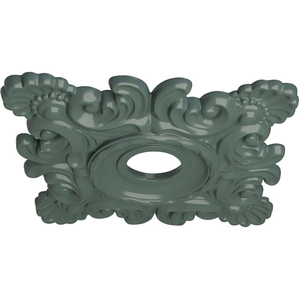 Crawley Ceiling Medallion (Fits Canopies Up To 6 3/4), 18W X 18H X 3 1/4ID X 1 1/2P